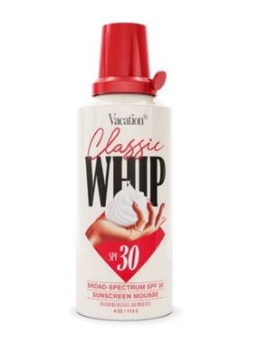 Vacation Classic Whip SPF 30 Sunscreen Mousse - NWT